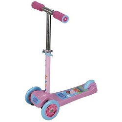 KiddiSvit. Скутер детский лицензионный Peppa (з-х колесный, 2 колеса впереди, тормоз) (Т57623)