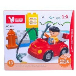 Конструктор Пожарная машина 42эл D1 шт (0250010655640)