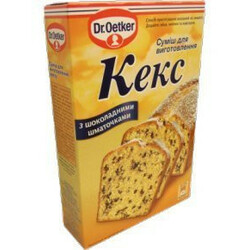 Dr.Oetker. Суміш Dr.Oetker для приготування кексів 380 г(5941132018271)