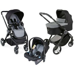 Chicco.Універсальна коляска 3 в 1 Trio Best Friend+ Light Сіра(8058664122677)