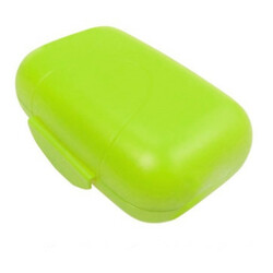 Без ТМ. Мыльница дорожная зеленая 10 см шт  (0260004129330)