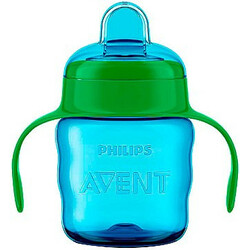Avent. Чашка-непроливайка с мягким носиком голубая 200 мл (6мес+) 1 шт. (854371)
