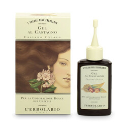Lerbolario. Гель відтінку для волосся Світлий Каштан з екстрактом Каштана, 70мл(8022328102480)
