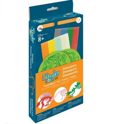 3Doodler Start.  Набір аксесуарів для 3D-ручки 3Doodler Start - ДИНОЗАВРИ(48 стержнів, 2 шаблони) (3DS - DBK - DN - COM)