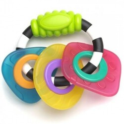 Playgro. Прорезыватель "Геометричні форми", 3мес(15406)