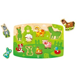 Hape. Пазл "Ферма" (E1408)