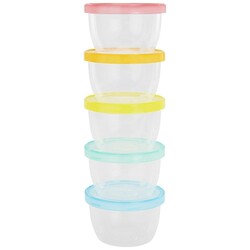 Badabulle. Набор контейнеров Badabowls 5*250 мл (3661276164628)