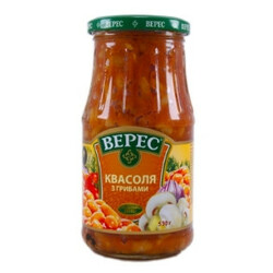 Верес. Квасоля з грибами 500г(4823105402076)