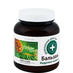 Домашній доктор.Бальзам  Кедрова живиця блиск-сила  480мл(4823015935572)