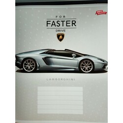 Мрії збуваються. Зошит  24 л. клітина. Машини(4820036480098)