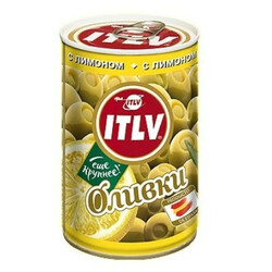 ITLV. Оливки  зеленые с лимоном 314 мл(8428507031662)