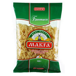Makfa. Вироби макаронні Makfa Бантики 400 г(8690828631702)