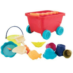 Battat. Набор для игры с песком и водой - ТЕЛЕЖКА МАНГО (11 предметов) (BX1594Z)