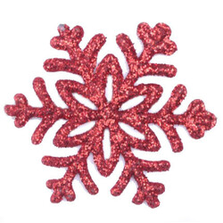 Прикраса ялинкова Сніжинка пластик 6см(4825003014504)