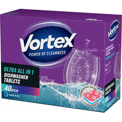 Vortex. Таблетки для ПММ Аll in 1 40 шт-уп (4823071618594)