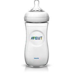 Avent. Бутылочка для кормления пластиковая Philips Avent Natural, 3 мес.+ 330 мл SCF696-17 (591108)