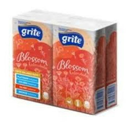 Grite. Хусточки паперові Grite Blossom Calendula  4шт*уп   (4770023349061)