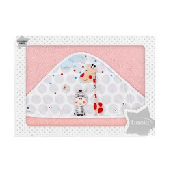 Interbaby. Рушник для купання Interbaby Jungle рожевий(8000586)