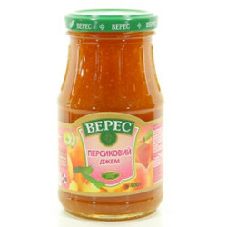 Верес. Джем персиковый 400гр(9865060025544)