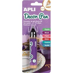 Apli Kids. Фломастер металік, золотий(8410782150091)