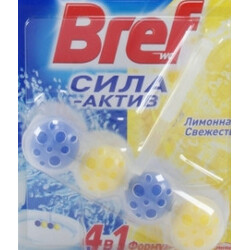 Bref. Средство для туалета Сила актив Лимонная свежесть 51г (9000100625289)