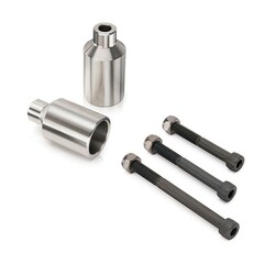 Hipe. Пеги для трюкового самоката Pegs PHIPE02 Silver matt (2234450184302)