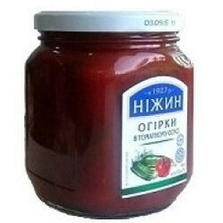 Ніжин. Огірки в томатному соусі  450 гр(9865060025728)