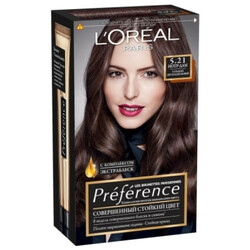 L`Oreal. Краска для волос Paris Preference тон 5.21 1шт (3600522769224)