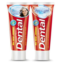 Dental. Паста зубна Hot Red Jumbo потрійний ефект  250мл(3800038911173)