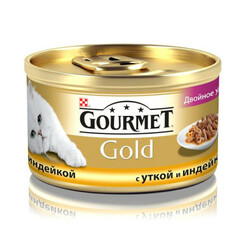 Gourmet. Консервы Gold с уткой и индейкой, 85 г(7613031381050)