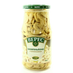 Верес. Грибы Шампиньоны стерилизованные 440гр(9865060025810)