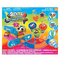 Scentos.  Набор ароматной массы для лепки - ВЕСЕЛАЯ ФАБРИКА (3 баночки*57 г, аксессуары) (45526)