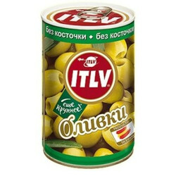 ITLV. Оливки зеленые без косточки 314 мл (8428507031624)