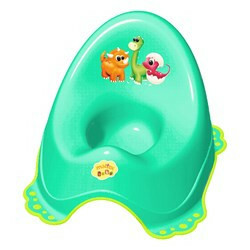 Maltex. Горшок  Дино c нескользящими резинками, салатовый (017408)