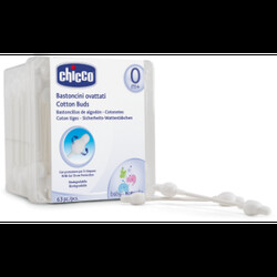 Chicco. Палички ватні з обмежувачем, 63 шт.(64716.30)