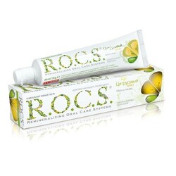 ROCS. Зубная паста "ЦИТРУСОВЫЙ ДЖАЗ" Мята и лимон, 74г (470456)