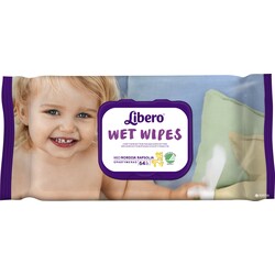 Вологі серветки LIBERO with Nordic canola oil, 64 шт.(350470)
