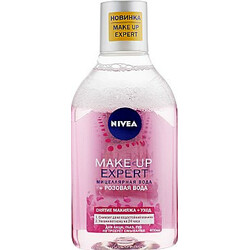 Nivea. Вода міцела Make - up Expert+ Вода троянди 400 мл   (4005900424860)
