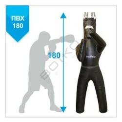 BS Спорт. Бокс BS манекен - з ногами, PWX, ПРАВО на 6 пружин L18sm з диском, що обертається, 180x55sm(bs