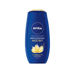 Nivea . Гель для душу Перлини олій золота лотос 250 мл(4005900384713)