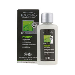 Logona.  БИО-Жидкость після гоління Logona Кофеїн і Гінкго антибактеріальна 100 мл(027701)
