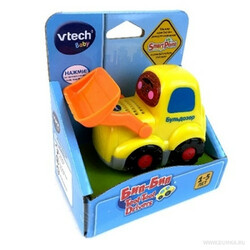 VTech.  Розвиваюча іграшка серії "Бип-Бип" - БУЛЬДОЗЕР   (озвуч. рус. яз.) (80-151826)