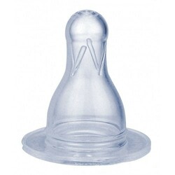 Canpol babies.Соска силиконовая круглая средняя 2 шт. (18-116)