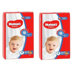 Підгузники Huggies Classic 4(7-18кг), 100 шт.(543147-2)