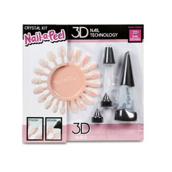 Nail - a - Peel. Ігровий набір для юного нейл-арт майстра - КРИСТАЛ (1 тюбик гелю, палітра для моделиров