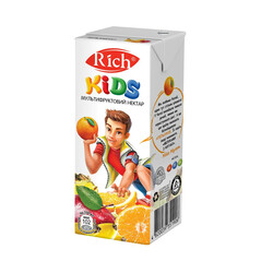 Rich. Нектар Rich Kids Мультифрукт 0,2л (4820039351920)