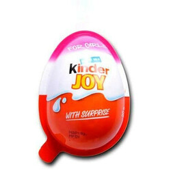 Kinder. Яйцо шоколадное Kinder Джой с сюрприз для девочек 20гр(80768258)