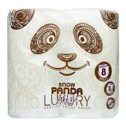 Сніжна панда. Бумага туалетная  Luxury Pure 8шт-уп (4823019009507)
