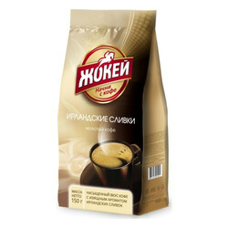 Жокей. Кава мелений Жокей Ірландські вершки  150 г(4820022867391)