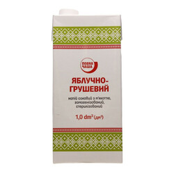 Повна Чаша. Напиток соковый яблочно-грушевый с мякотью 1,9л(9865060033068)